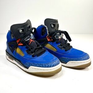 Jordan Spizike New York Nicks Blue Sneakers Boys 4Y or Women’s 5.5